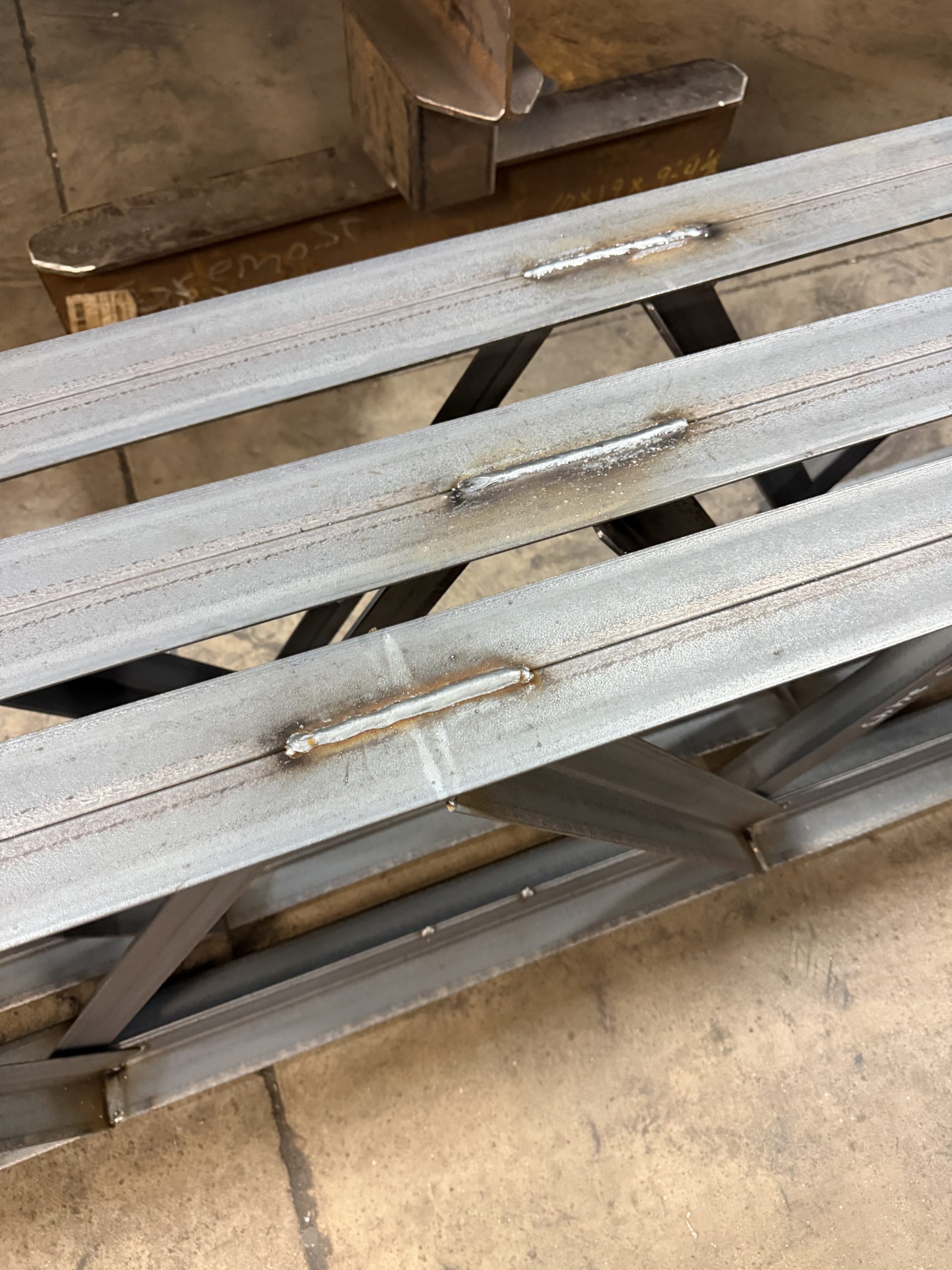 Foremost Buildings K Series joists Weld Top View