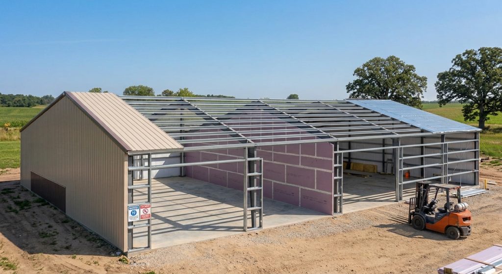 Insulate a Metal Building